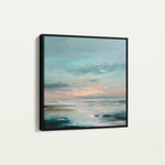 Abstract 1300 Canvas Art 60 x 60 cm / Black