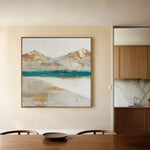Abstract 1301 Canvas Art 60 x 60 cm / Black