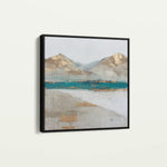 Abstract 1301 Canvas Art 60 x 60 cm / Black