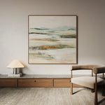 Abstract 1302 Canvas Art 60 x 60 cm / Black