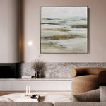 Abstract 1302 Canvas Art 60 x 60 cm / Black