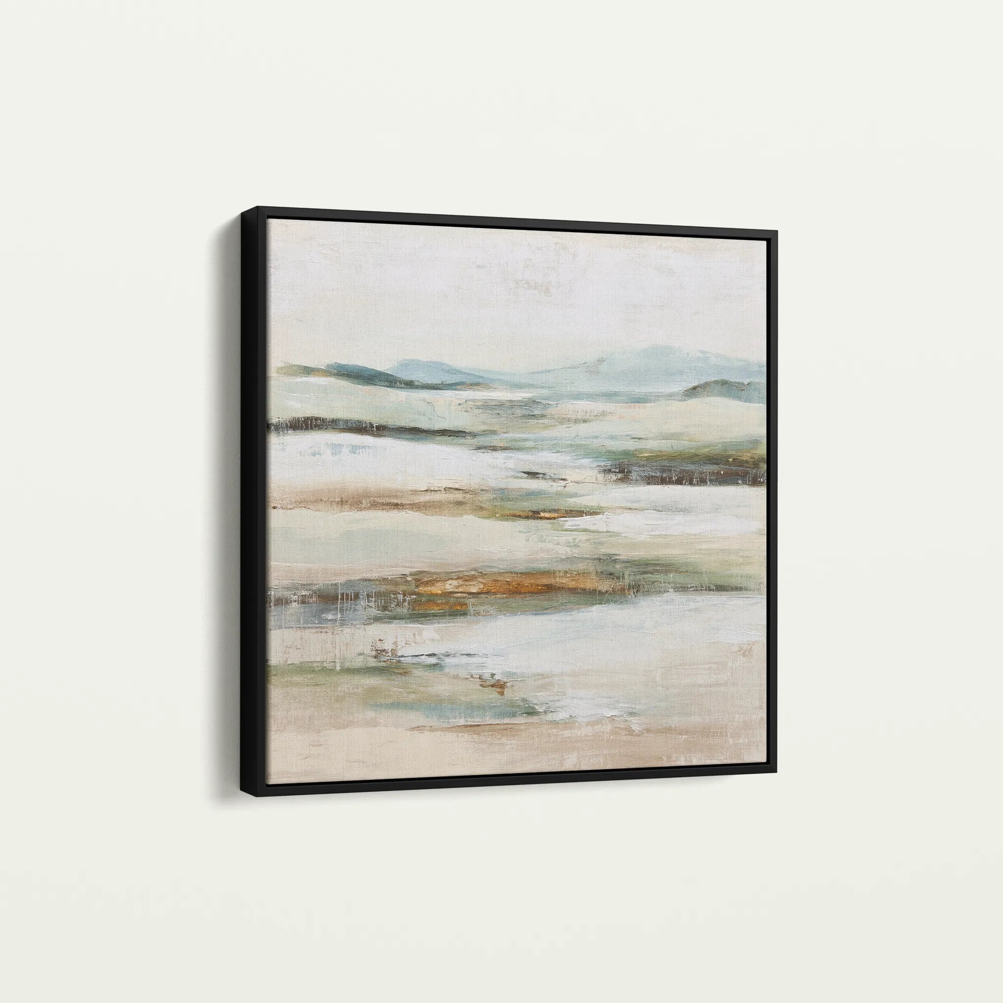 Abstract 1302 Canvas Art 60 x 60 cm / Black