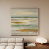 Abstract 1303 Canvas Art 60 x 60 cm / Black