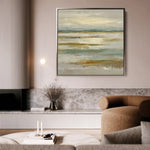 Abstract 1303 Canvas Art 60 x 60 cm / Black