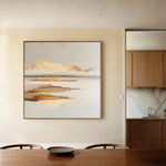 Abstract 1304 Canvas Art 60 x 60 cm / Black