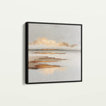 Abstract 1304 Canvas Art 60 x 60 cm / Black