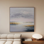 Abstract 1305 Canvas Art 60 x 60 cm / Black