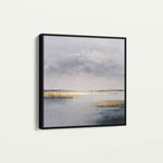 Abstract 1305 Canvas Art 60 x 60 cm / Black