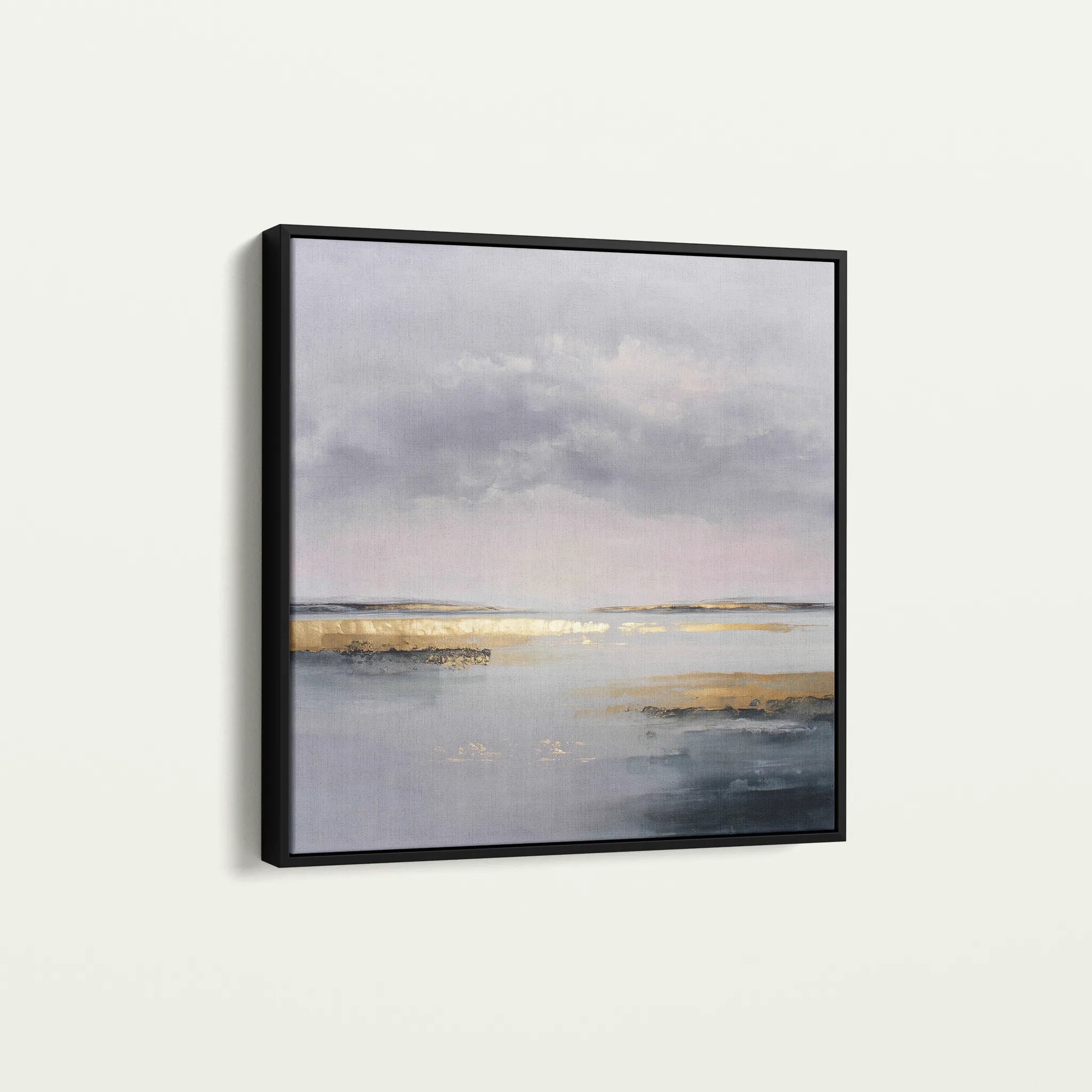 Abstract 1305 Canvas Art 60 x 60 cm / Black