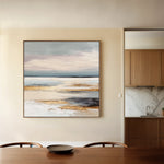 Abstract 1306 Canvas Art 60 x 60 cm / Black