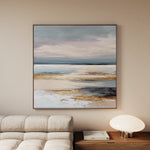 Abstract 1306 Canvas Art 60 x 60 cm / Black
