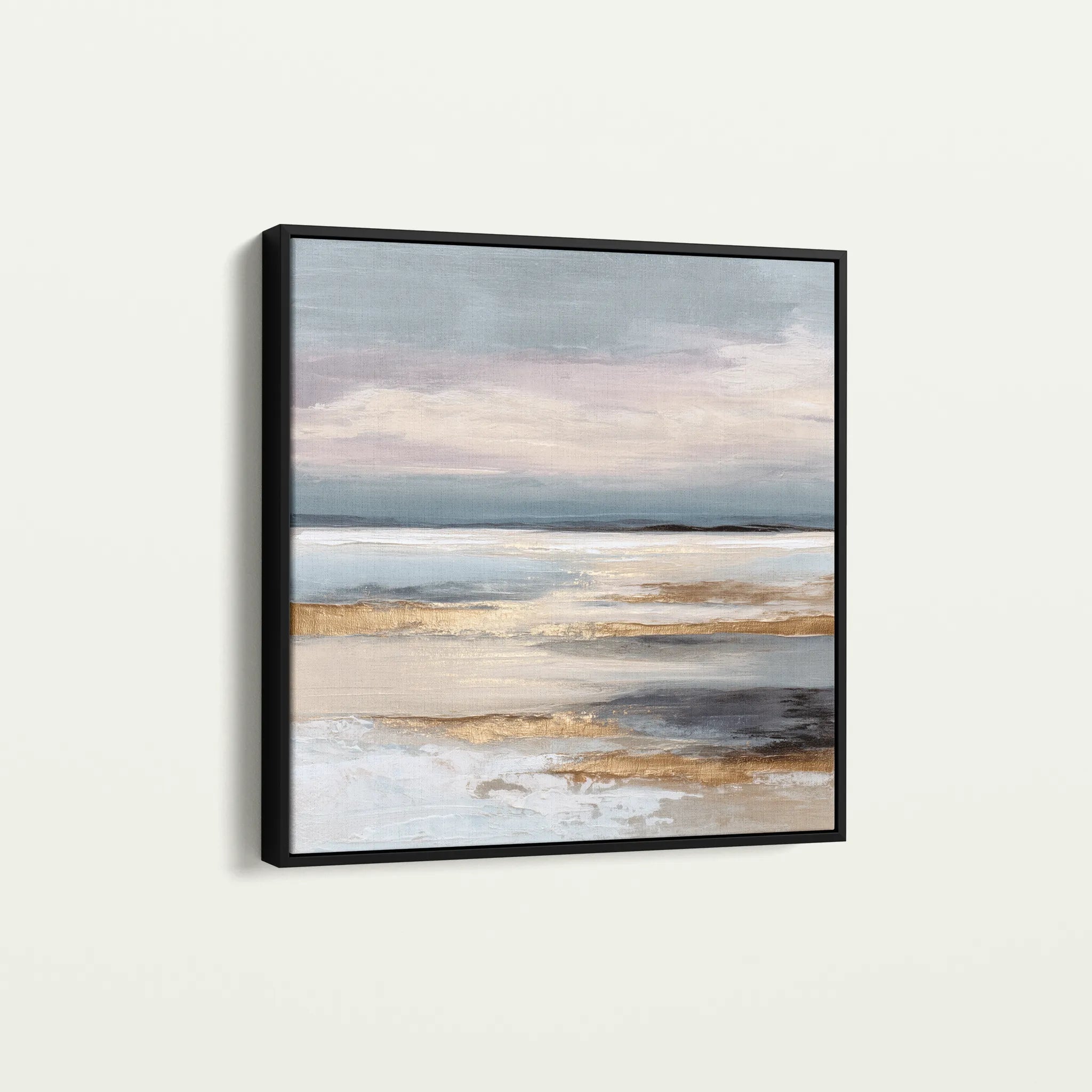 Abstract 1306 Canvas Art 60 x 60 cm / Black