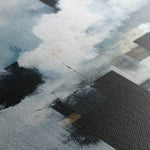 Abstract 1307 Canvas Art 60 x 60 cm / Black