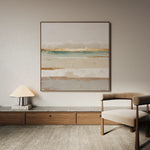 Abstract 1308 Canvas Art 60 x 60 cm / Black