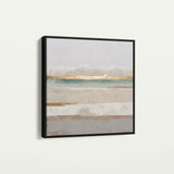 Abstract 1308 Canvas Art 60 x 60 cm / Black
