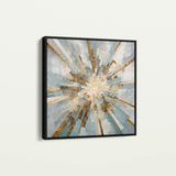 Abstract 1309 Canvas Art 60 x 60 cm / Black