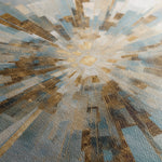 Abstract 1309 Canvas Art 60 x 60 cm / Black