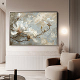 Floral 131 Canvas Art 60 x 40 cm / Black