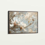 Floral 131 Canvas Art 60 x 40 cm / Black