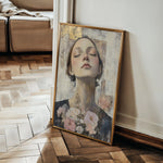 Portrait 131 Canvas Art 60 x 40 cm / Black