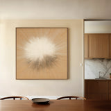 Abstract 1311 Canvas Art 60 x 60 cm / Black