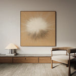 Abstract 1311 Canvas Art 60 x 60 cm / Black