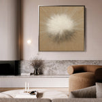 Abstract 1311 Canvas Art 60 x 60 cm / Black