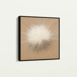 Abstract 1311 Canvas Art 60 x 60 cm / Black