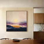 Abstract 1312 Canvas Art 60 x 60 cm / Black