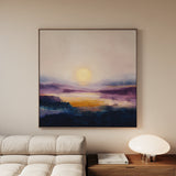 Abstract 1312 Canvas Art 60 x 60 cm / Black