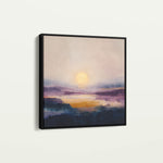 Abstract 1312 Canvas Art 60 x 60 cm / Black