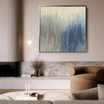 Abstract 1313 Canvas Art 60 x 60 cm / Black