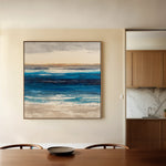 Abstract 1314 Canvas Art 60 x 60 cm / Black