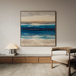 Abstract 1314 Canvas Art 60 x 60 cm / Black