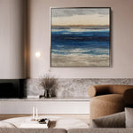 Abstract 1314 Canvas Art 60 x 60 cm / Black