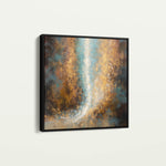 Abstract 1316 Canvas Art 60 x 60 cm / Black