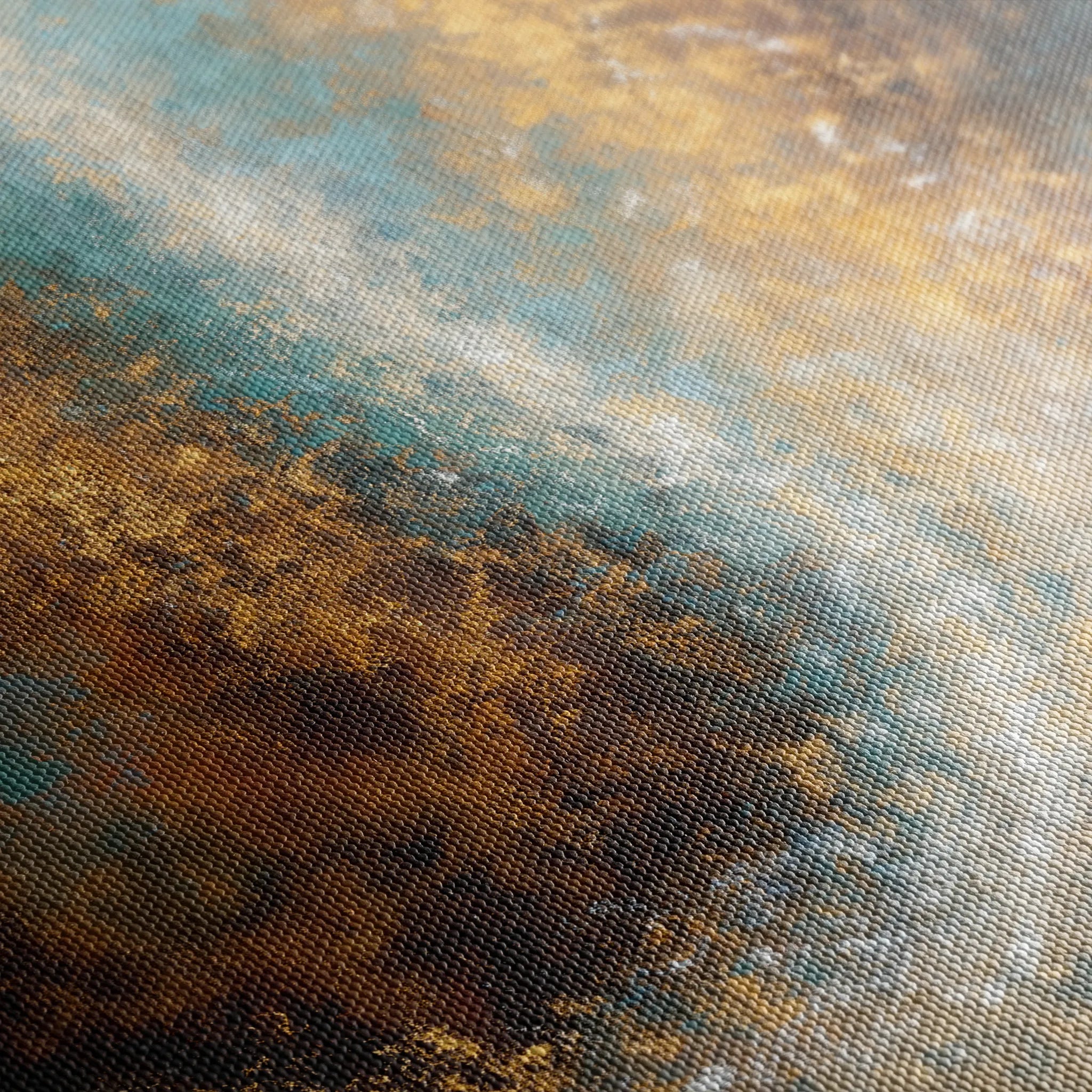 Abstract 1316 Canvas Art 60 x 60 cm / Black