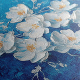 Floral 1316 Canvas Art 60 x 60 cm / Black