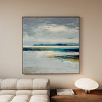 Abstract 1317 Canvas Art 60 x 60 cm / Black
