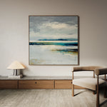 Abstract 1317 Canvas Art 60 x 60 cm / Black