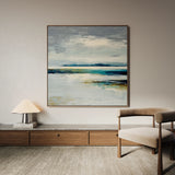 Abstract 1317 Canvas Art 60 x 60 cm / Black