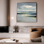 Abstract 1317 Canvas Art 60 x 60 cm / Black