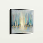Abstract 1318 Canvas Art 60 x 60 cm / Black