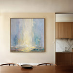 Abstract 1319 Canvas Art 60 x 60 cm / Black
