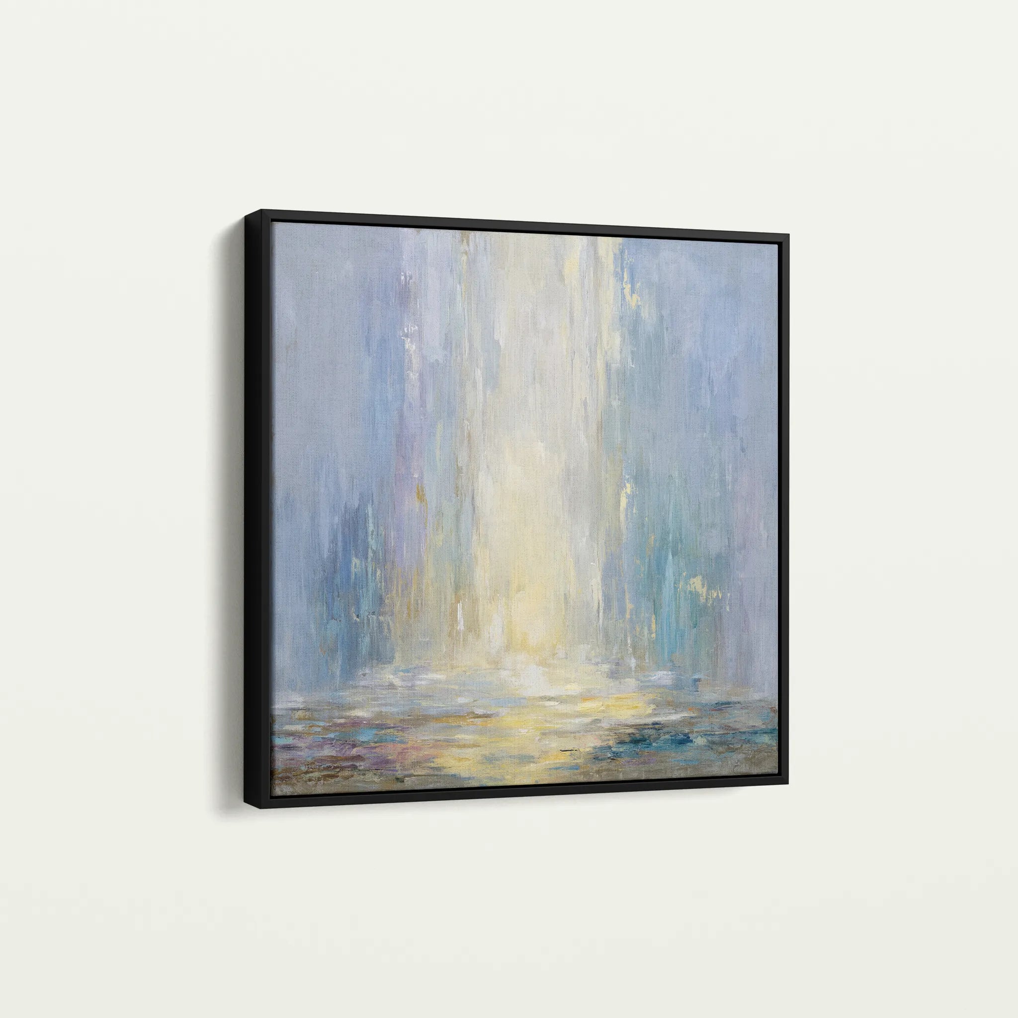 Abstract 1319 Canvas Art 60 x 60 cm / Black
