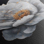 Floral 1319 Canvas Art 60 x 60 cm / Black