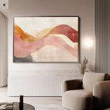 Boho 132 Canvas Art 60 x 40 cm / Black