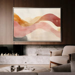 Boho 132 Canvas Art 60 x 40 cm / Black
