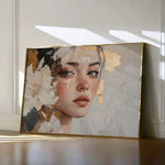 Portrait 132 Canvas Art 60 x 40 cm / Black