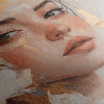 Portrait 132 Canvas Art 60 x 40 cm / Black